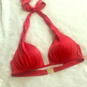Victoria Secrets Red bikini top